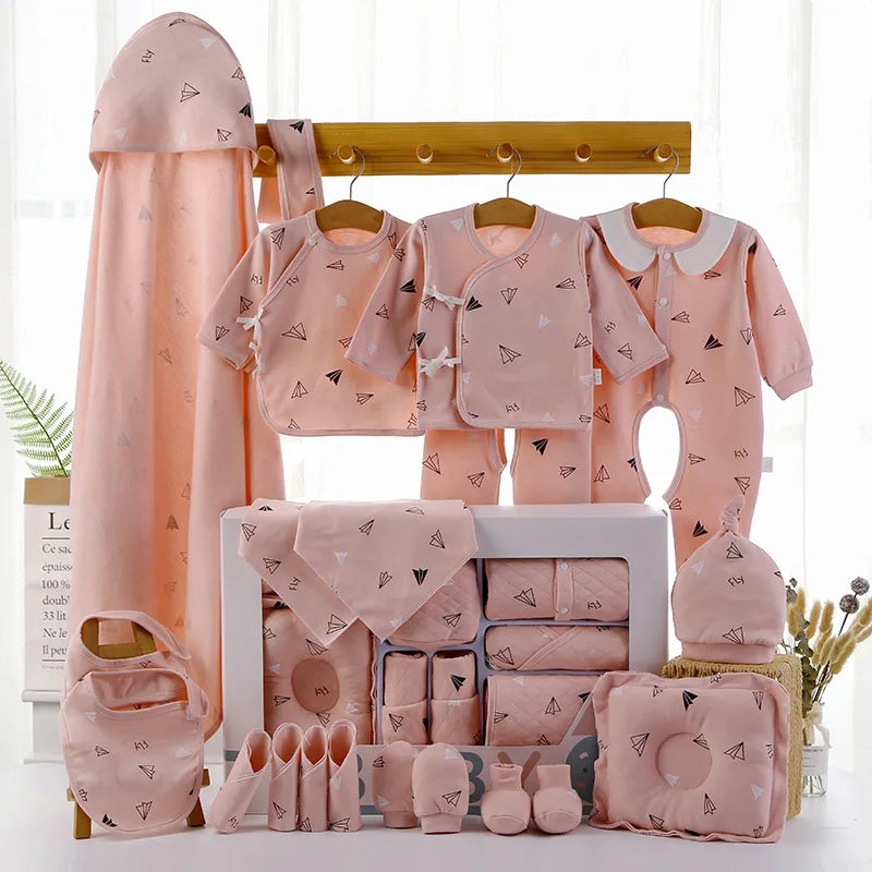 Unisex Baby Cotton Clothing Set (0–6 Months)