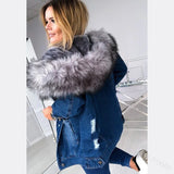 Women’s Winter Oversized Denim Jacket