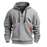 Men’s Plus Size Zipper Hoodie Jacket