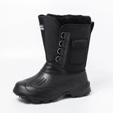 Men’s Non-Slip Detachable Fleece Waterproof Winter Boots