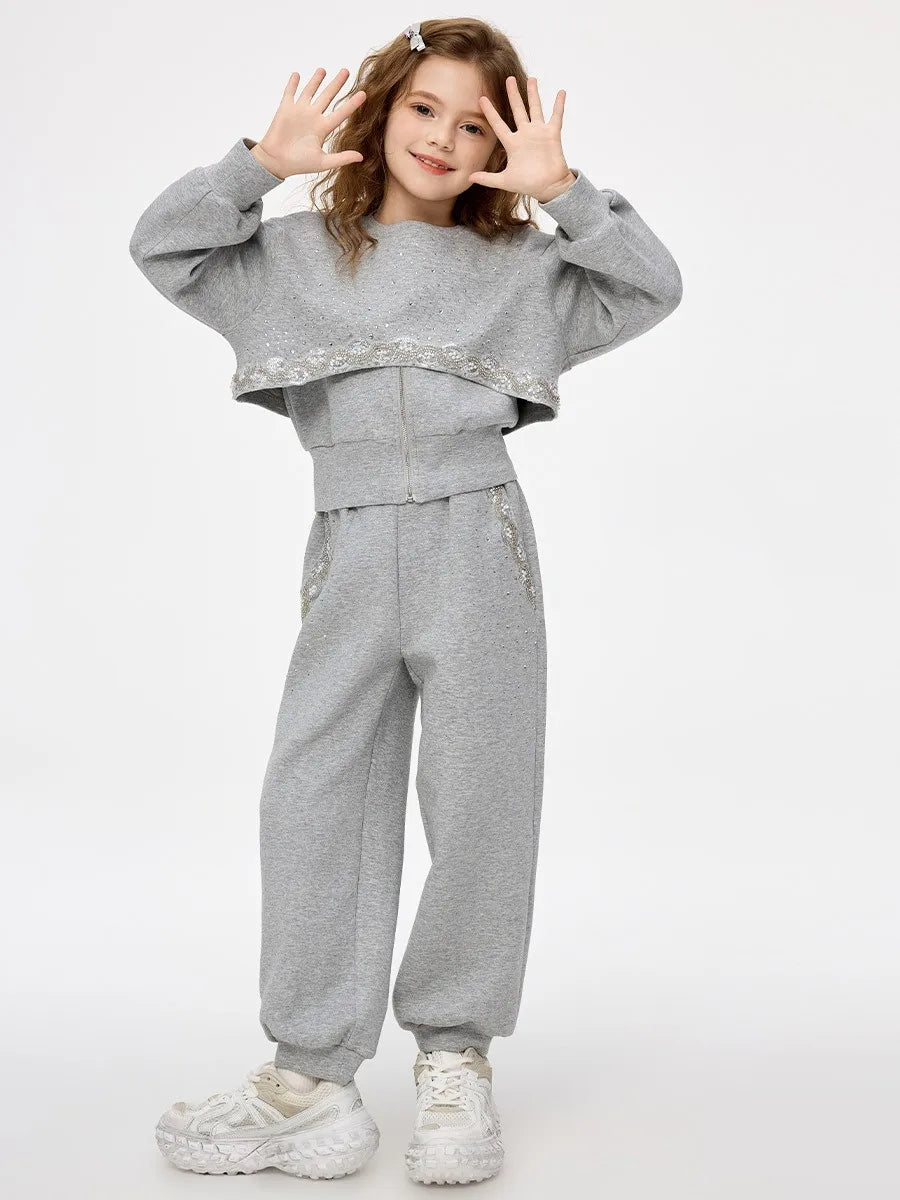 Girls’ Autumn 3-Piece Sportswear Set