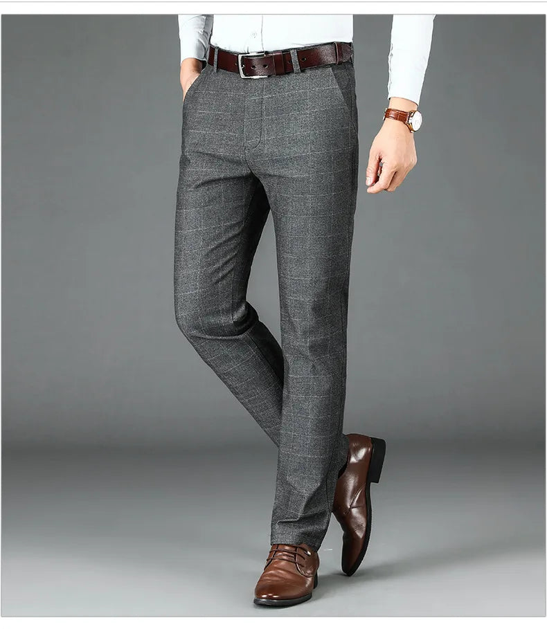 Men’s Stretch Comfy Straight-Leg Pants