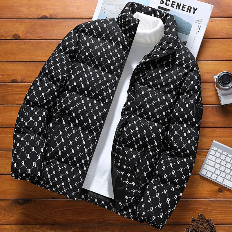 Men’s Waterproof Zipper Down Coat