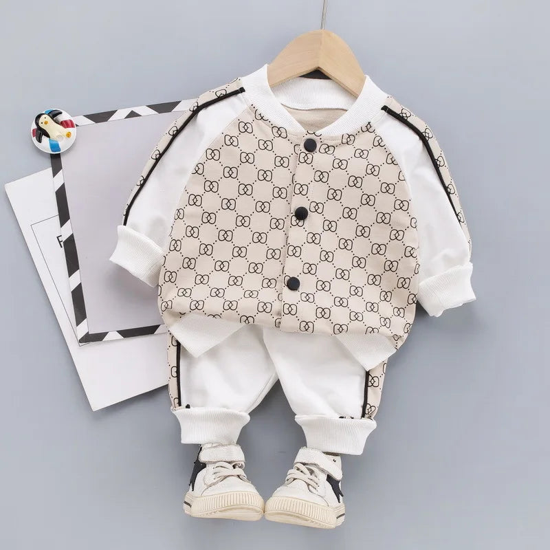 Boys’ Designer-Inspired Two-Piece Outfit
