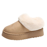 Waterproof Plush Ankle Snow Boots