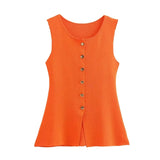 Women's Casual Knitted Vest Jacket