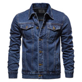 Men’s Casual Denim Jacket with Pockets