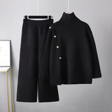 Women’s Ribbed Turtleneck Knit Set