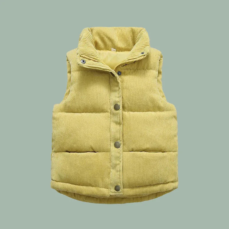 Kids’ Corduroy Vest for Autumn & Winter