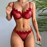 New Lingerie Erotic Bra and Underwear Sets Sexy Thin Mesh Transparent S-XXL Women Lingerie