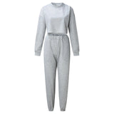Women’s Loose-Fit 2-Piece Sweatshirt Set
