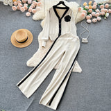 Women’s Elegant Knit Two-Piece Outfit
