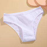 Plus Size High-Cut Cotton Briefs - Pack of 6