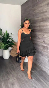 Sexy Casual Ruffles Bodycon Dress