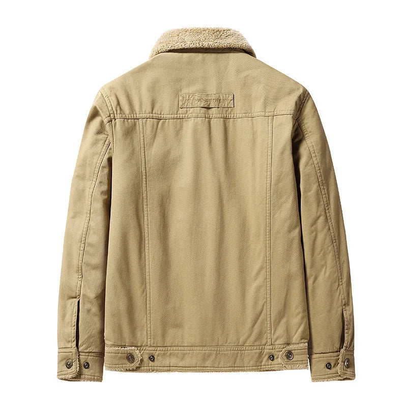 Men’s Heavyweight Fleeced Cotton Jacket