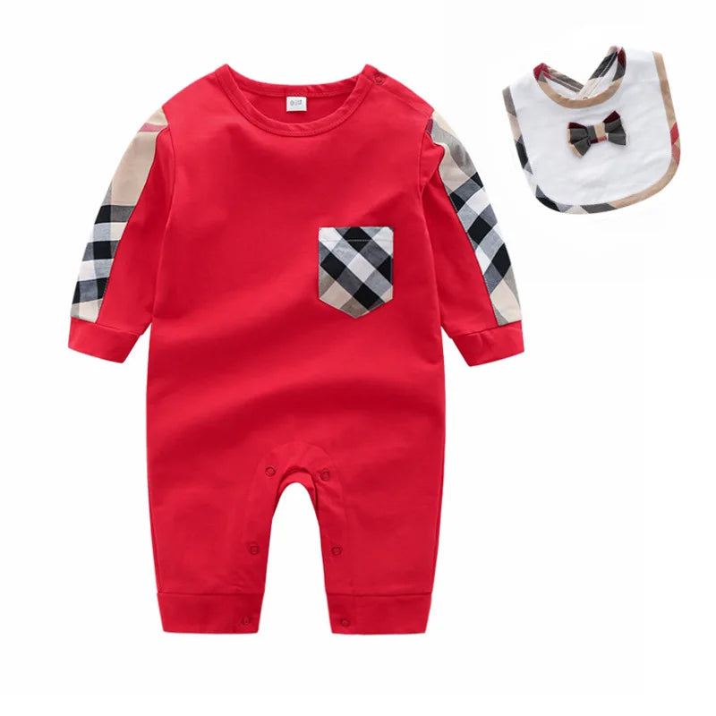 Unisex Cotton Baby Romper Set