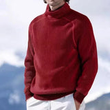 Winter Loose-Fit Men’s Turtleneck Sweater