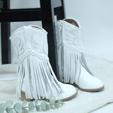 Girls’ Tassel Cowboy Boots