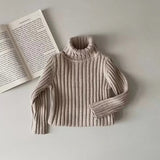 Baby Girls’ Autumn Winter Knitted Cotton Sweater