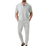 Men's Casual Two-Piece Summer Set