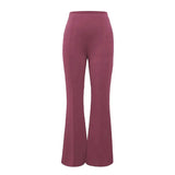 Women Wide Leg Stretch Work Trousers Ladies Formal Office Wear Pants