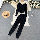 Women’s Sparkling Knit Two-Piece Set