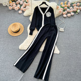 Women’s Elegant Knit Two-Piece Outfit