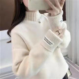 Women’s Thick Mohair High Neck Winter Sweater