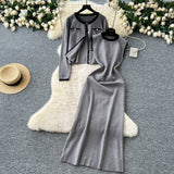 Women’s Elegant Knitted Two-Piece Set