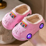 Kids’ Winter LED Light-Up Slippers