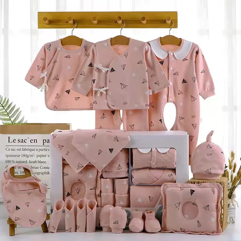 Unisex Baby Cotton Clothing Set (0–6 Months)