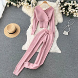 Women’s Sparkling Knit Two-Piece Set