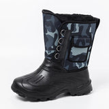 Men’s Non-Slip Detachable Fleece Waterproof Winter Boots