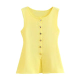 Women's Casual Knitted Vest Jacket