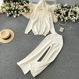 Women’s Cozy Hooded Knit Set