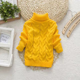 Kids’ Unisex Knitted Turtleneck Sweater