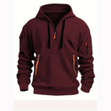 Men’s Plus Size Zipper Hoodie Jacket
