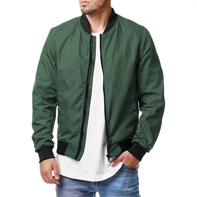 Men’s Stylish Printed Bomber Jacket