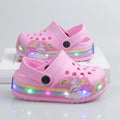 Kids' LED Plush Clog Shoes