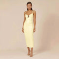 Casual Summer Mix Fabric Sling Dress
