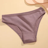 Plus Size High-Cut Cotton Briefs - Pack of 6