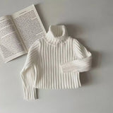 Baby Girls’ Autumn Winter Knitted Cotton Sweater