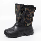 Men’s Non-Slip Detachable Fleece Waterproof Winter Boots