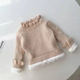 Girls’ Warm Fleece Long Shirt