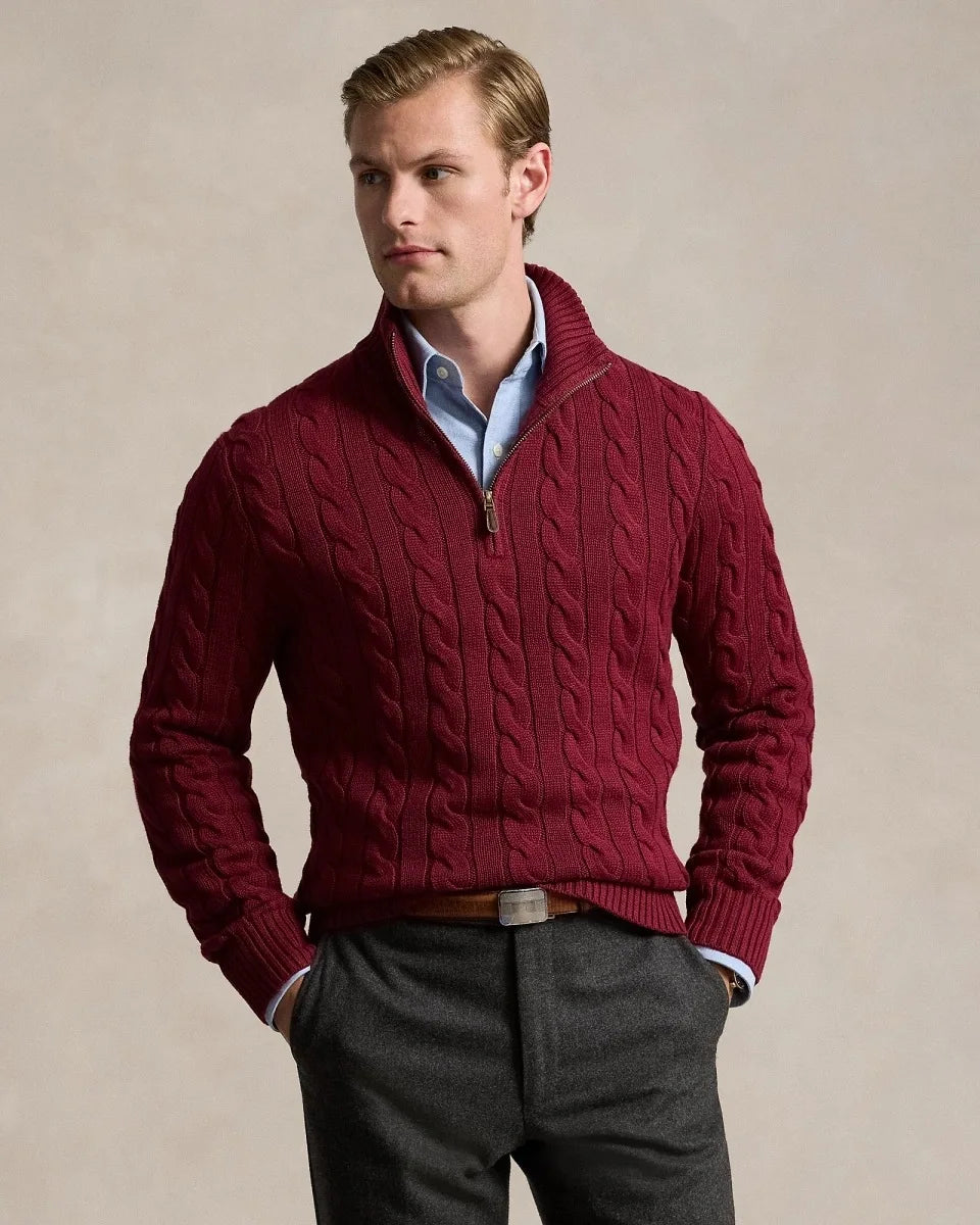 Men’s Premium Knitted Zipper Cardigan