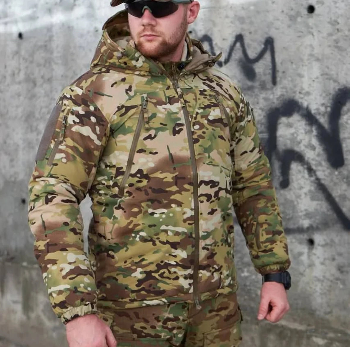 Men’s Camouflage Outdoor Thermal Jacket