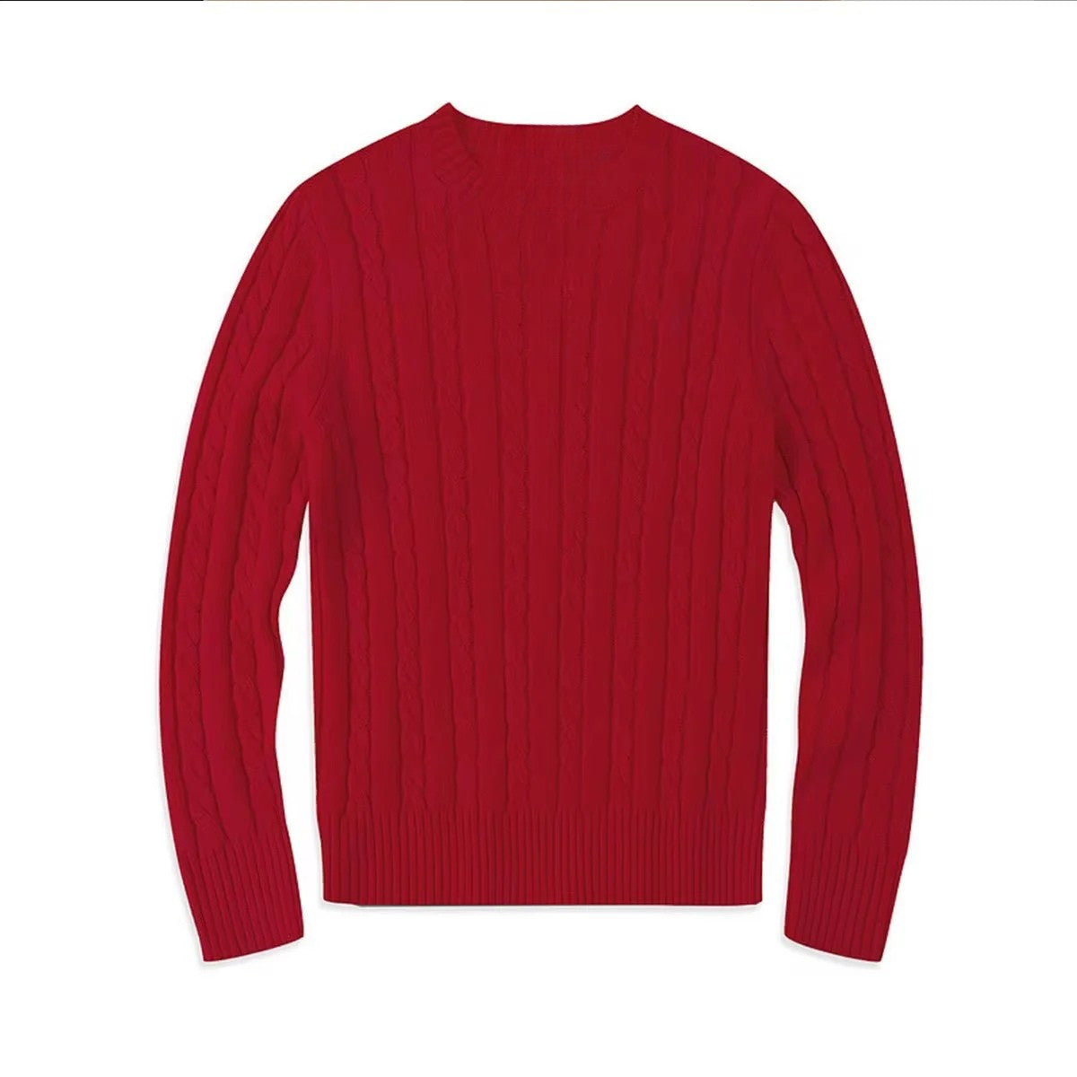 Men’s Long Sleeve Cotton Pullover Sweater