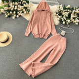 Women’s Cozy Hooded Knit Set