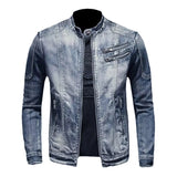 Men’s Retro Collar Denim Jacket