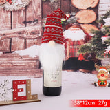 Red Christmas Bottle Cover